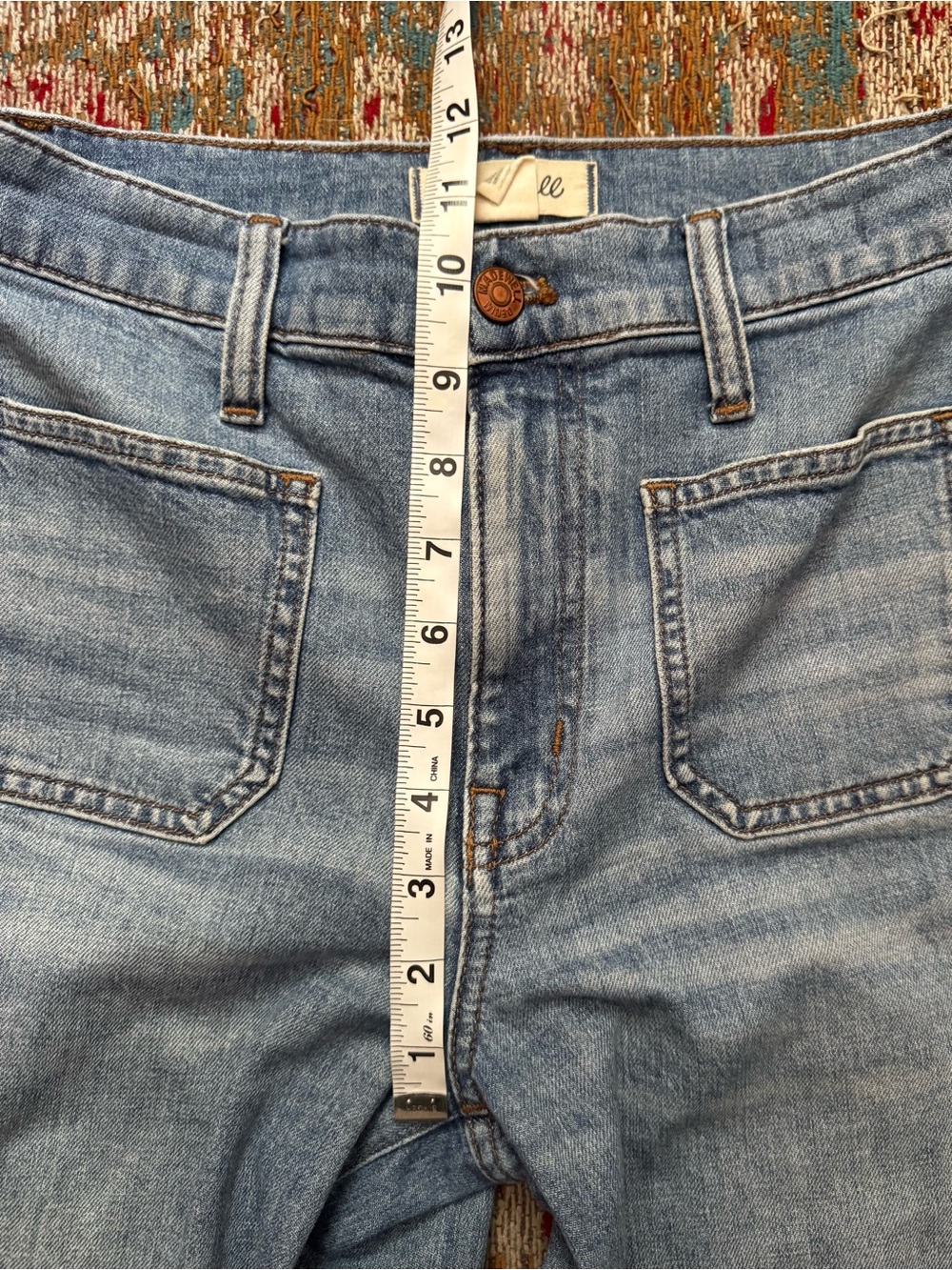 Madewell Wide Leg Cropped jeans size 27 Petite - Picture 5 of 6